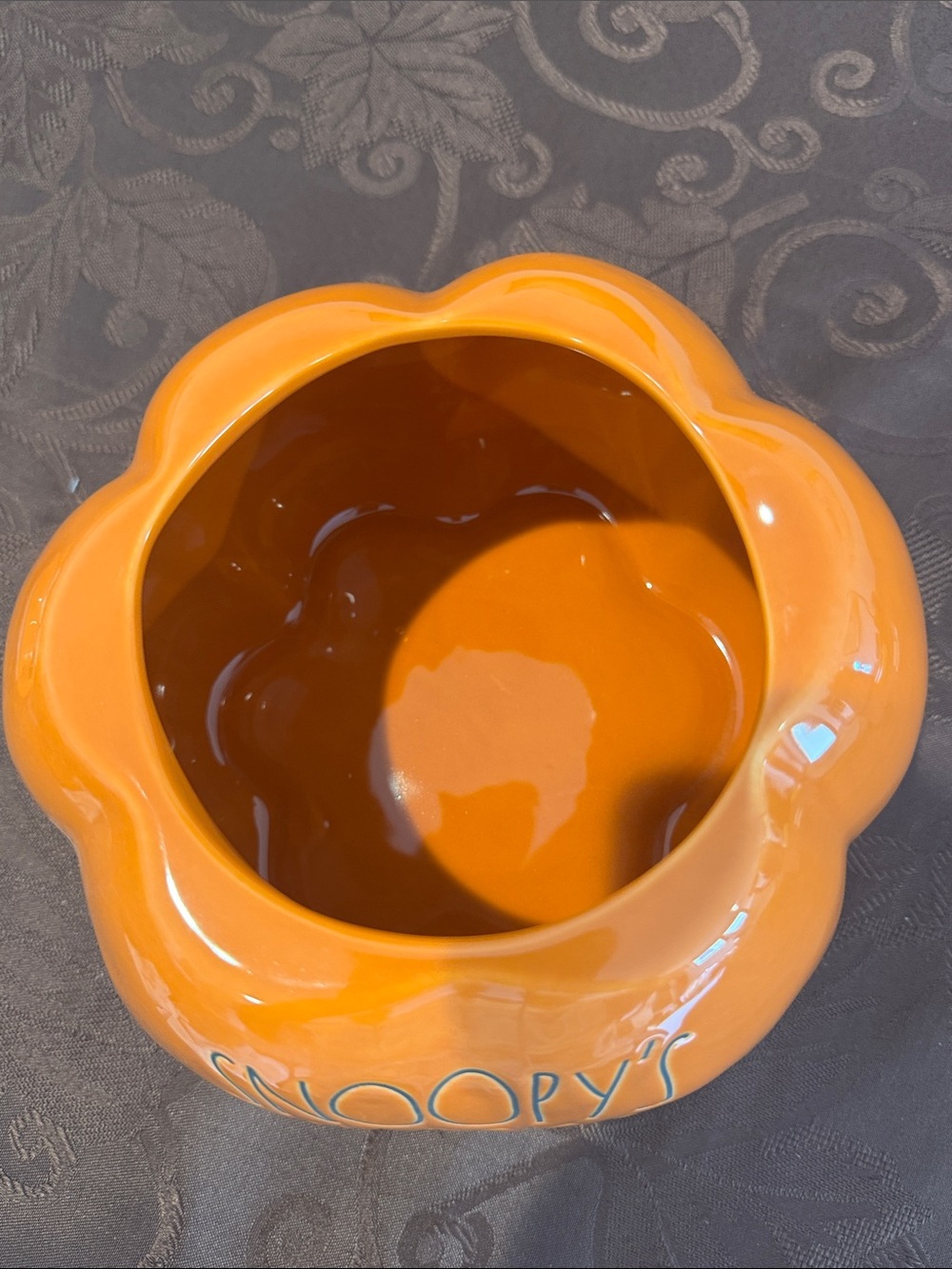 🎃NWOT Peanuts X Rae Dunn Pumpkin Snack Canister - Picture 5 of 11